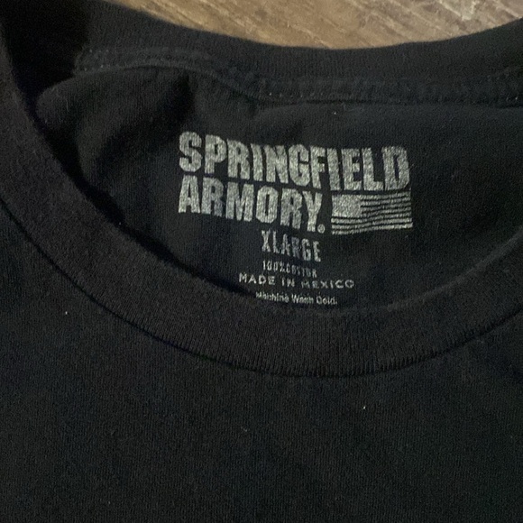 SPRINGFIELD ARMORY MEN'S CLOTHING Black XL - Picture 4 of 5